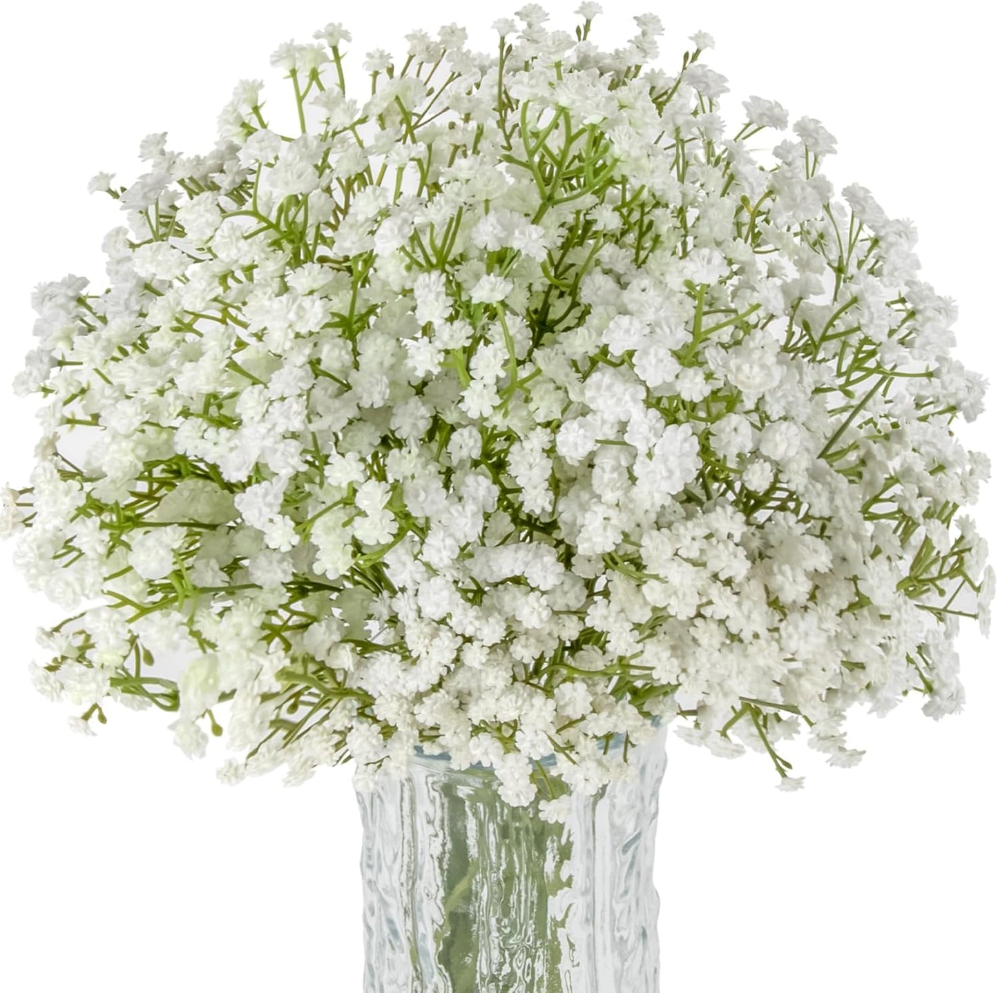 10PCS Baby Breath Artificial Flowers Fake Babys Breath Gypsophila Flowers Bulk Realistic Artificial Flowers Bouquet Flores Artificiales Para Decoracion for Wedding Party Home Decoration